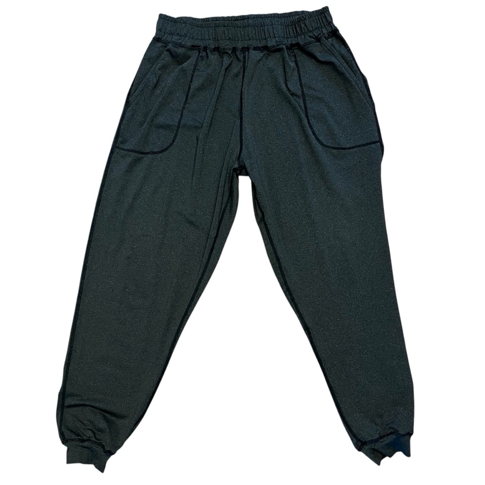 Lululemon Men’s Cropped Joggers in Heathered Black Size XL